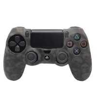 روکش دسته بازی PS4 طرح کله اسکلت زمینه خاکستری + روکش آنالوگ هدیه