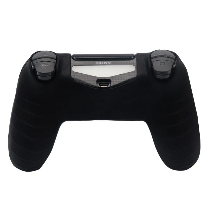 روکش دسته بازی PS4 طرح اژدها مشکی قرمز + روکش آنالوگ هدیه