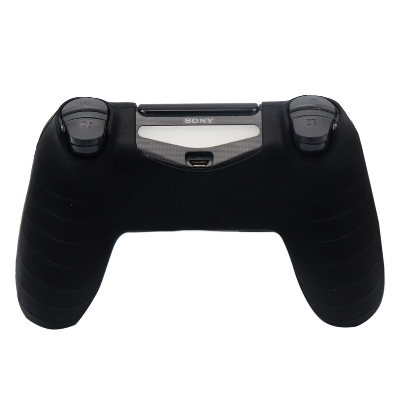 روکش دسته بازی PS4 طرح اژدها مشکی قرمز + روکش آنالوگ هدیه