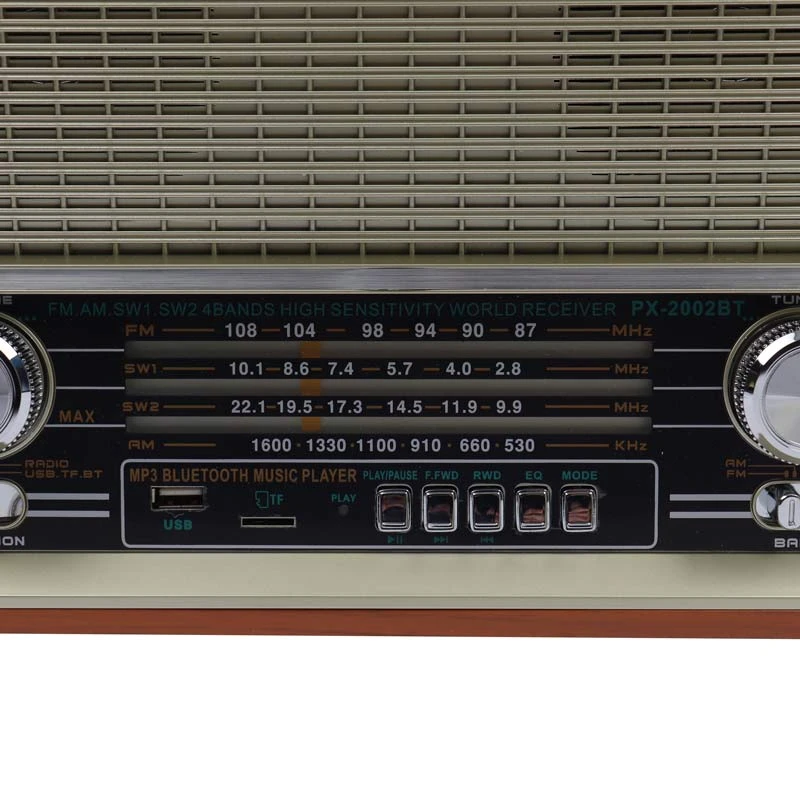 رادیو اسپیکر بلوتوثی رم و فلش خور PUXING PX-2002BT + ریموت کنترل