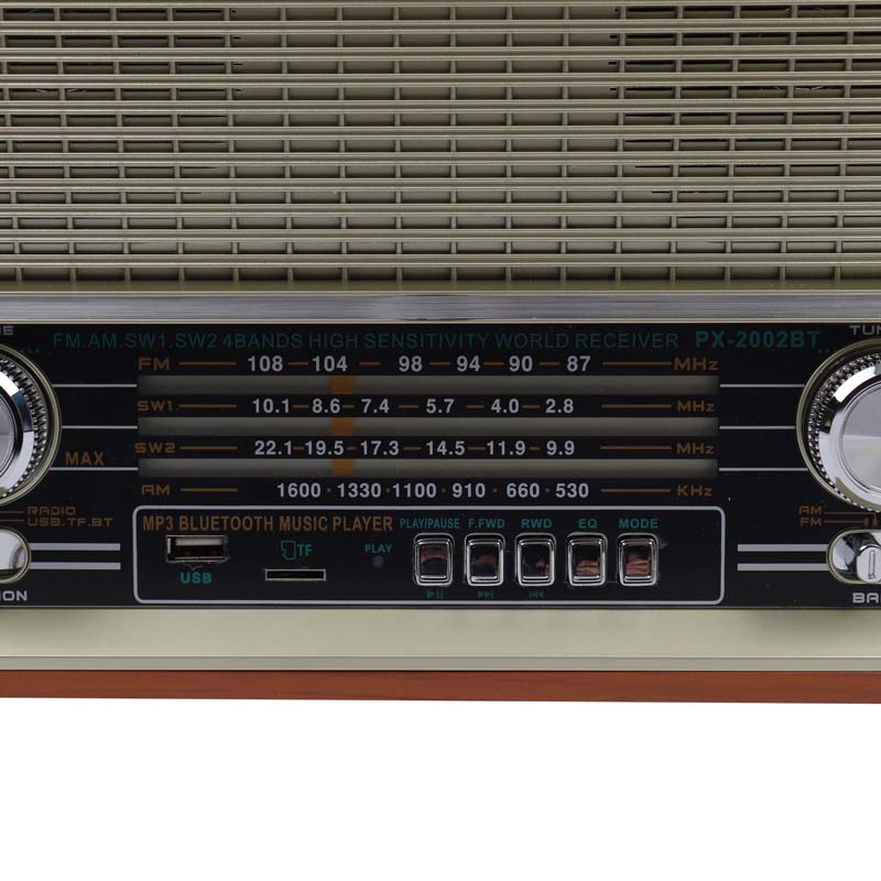 رادیو اسپیکر بلوتوثی رم و فلش خور PUXING PX-2002BT + ریموت کنترل