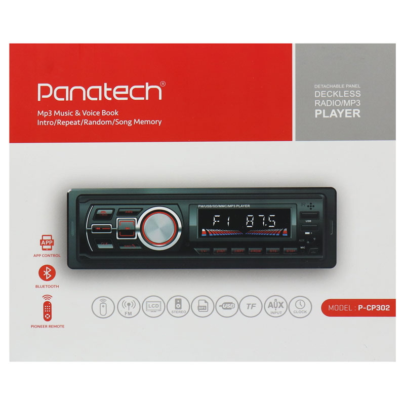 پخش کننده خودرو پاناتک Panatech P-CP302