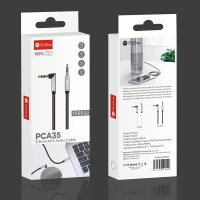 کابل AUX پرووان PCA35 CA40 یکسر L طول 1 متر