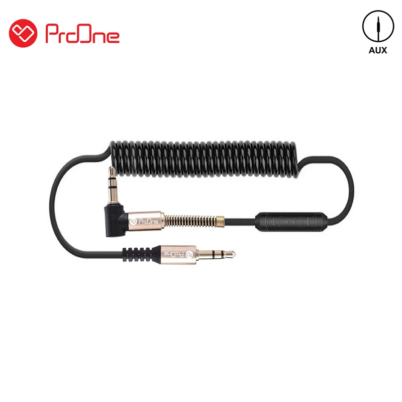 کابل فنری AUX پرووان PCA37 CA20 یکسر L طول 1.8 متر