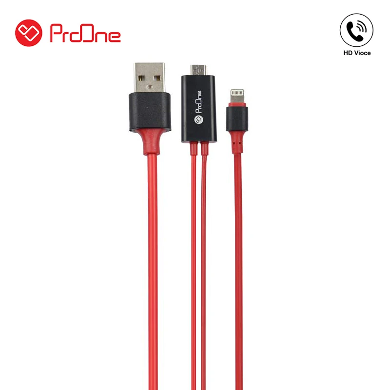 کابل تبدیل Lightning به HDMI پرووان PCH75 طول 1.8 متر