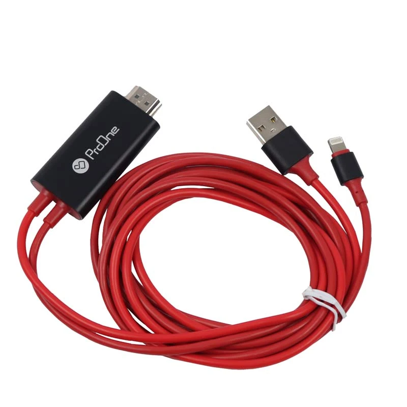کابل تبدیل Lightning به HDMI پرووان PCH75 طول 1.8 متر