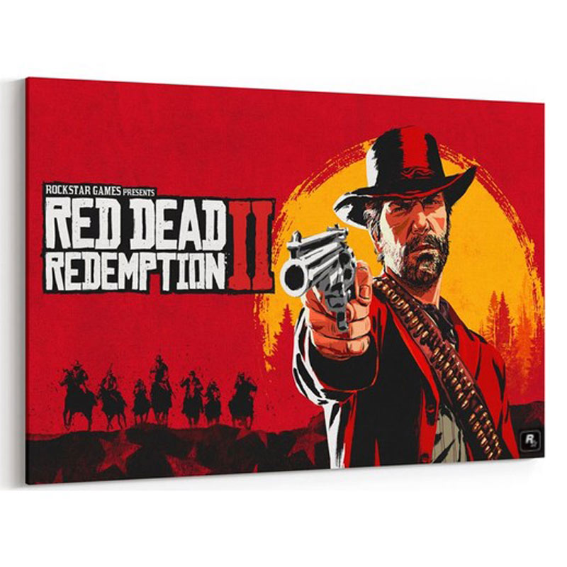 تابلو شاسی مات Red Dead Redemption 2 60*40