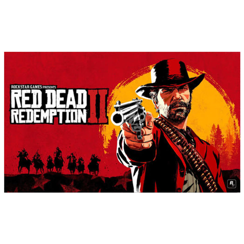 تابلو شاسی مات Red Dead Redemption 2 60*40