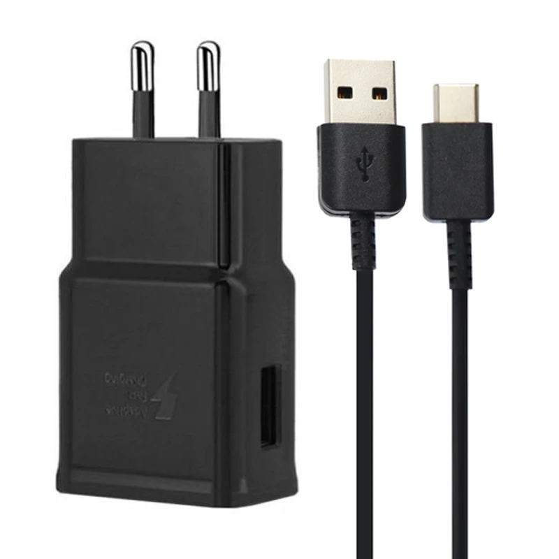 شارژر دیواری فست شارژ Samsung 2A QC3 پکدار + کابل Type-C