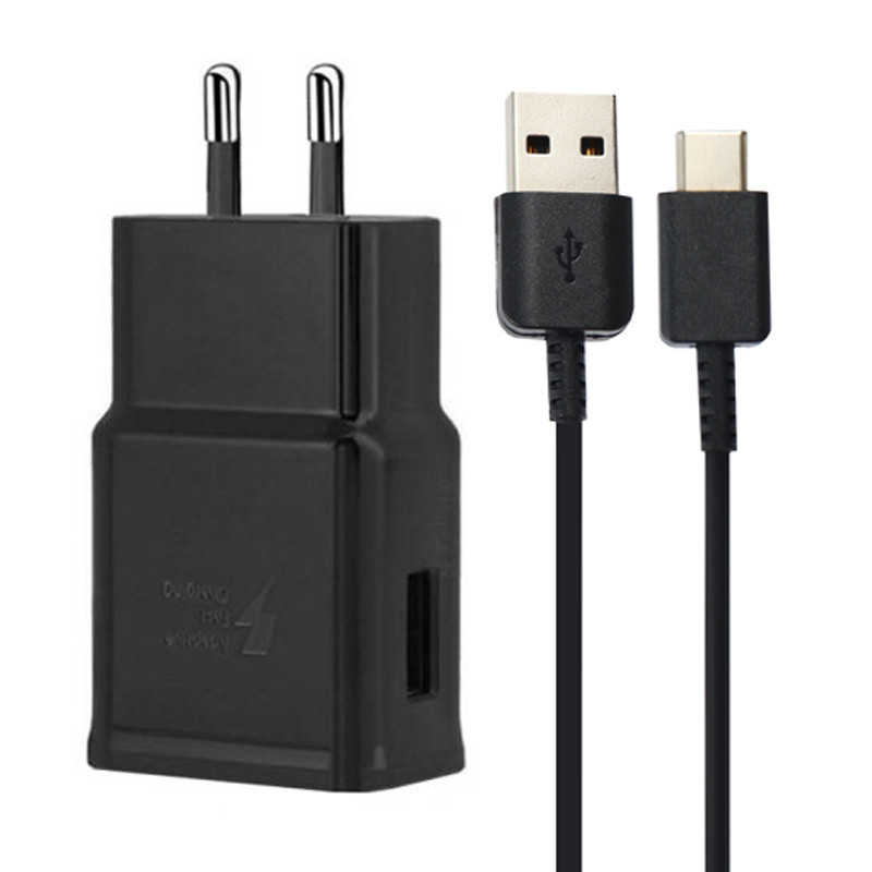 شارژر دیواری فست شارژ Samsung 2A QC3 پکدار + کابل Type-C