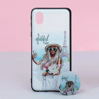 قاب + پاپ سوکت Samsung A01 Core کد4 سری B
