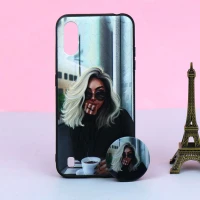 قاب + پاپ سوکت Samsung A01 کد3 سری B