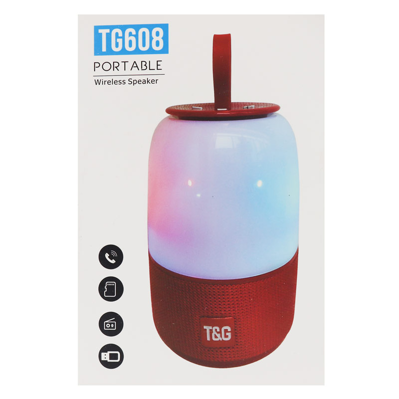 اسپیکر بلوتوثی رم و فلش خور T&G TG608
