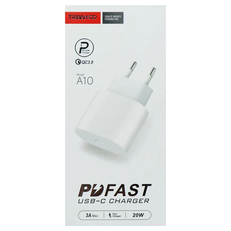 کلگی فست شارژ Tranyoo A10 QC3 PD 20W
