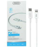 کابل تبدیل فست شارژ Tranyoo P4 Type-C to Lightning QC3 PD 3A 1m