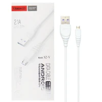کابل میکرو یو اس بی Tranyoo S2-V 2.1A 2m