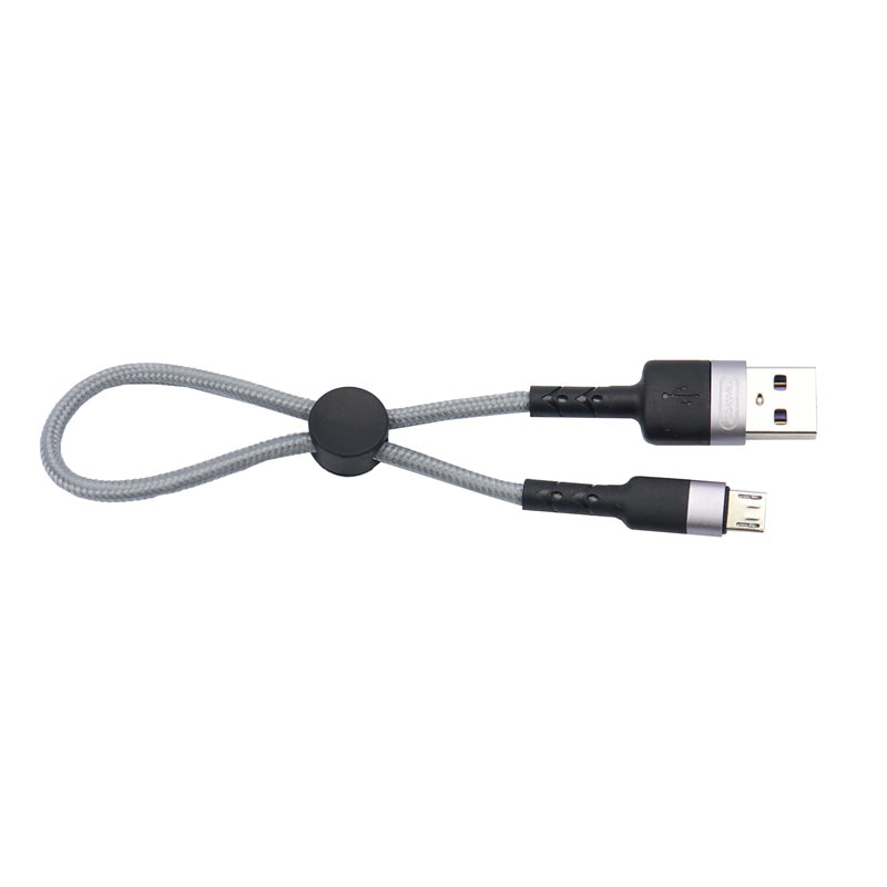کابل کوتاه میکرو یو اس بی فست شارژ Tranyoo S4 5A 30cm