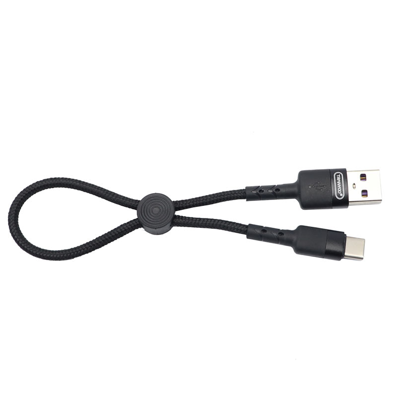 کابل کوتاه فست شارژ Tranyoo S4 5A Type-C 30cm