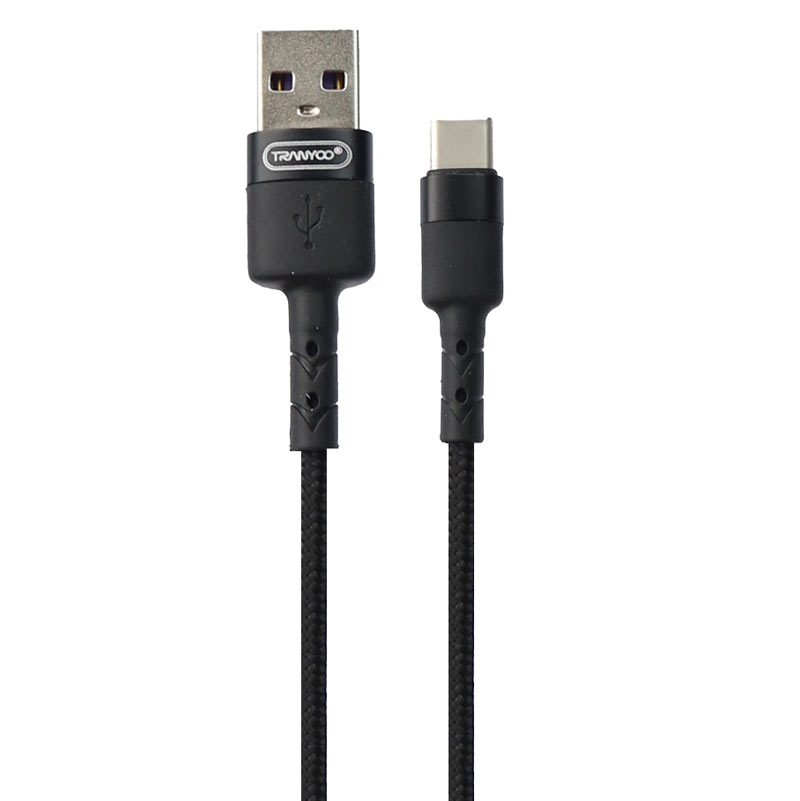 کابل کوتاه فست شارژ Tranyoo S4 5A Type-C 30cm