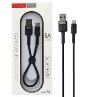 کابل کوتاه فست شارژ Tranyoo S4 5A Type-C 30cm
