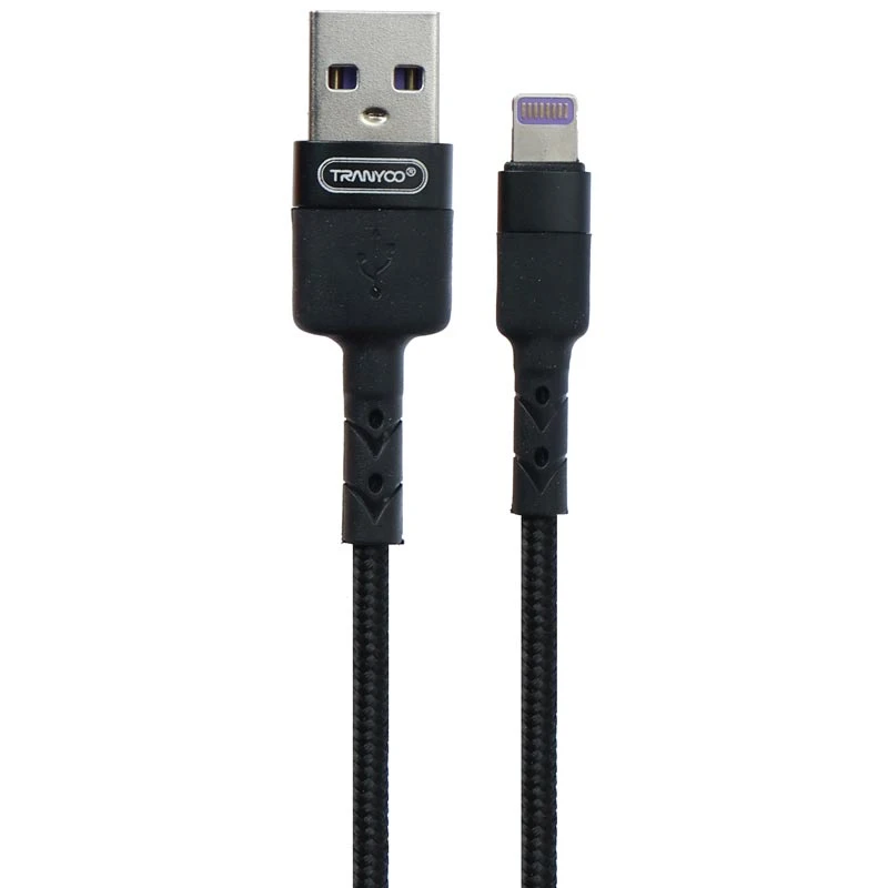 کابل آیفونی فست شارژ Tranyoo S5 5A 1m
