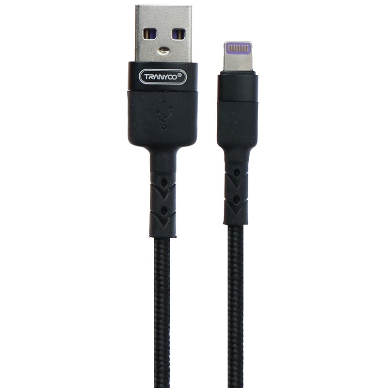 کابل آیفونی فست شارژ Tranyoo S5 5A 1m