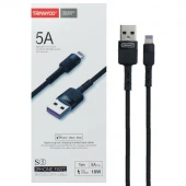 کابل آیفونی فست شارژ Tranyoo S5 5A 1m