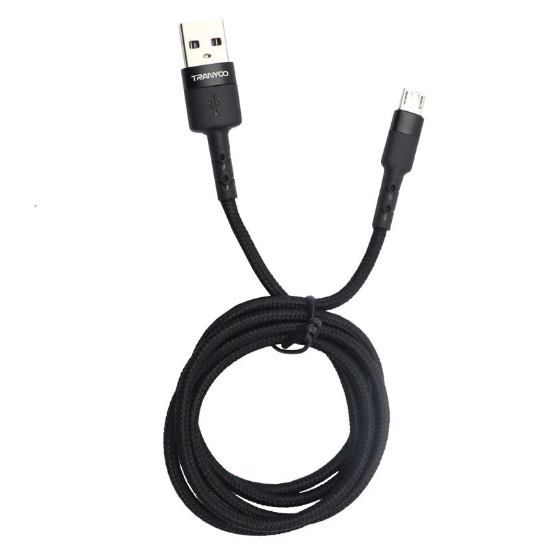 کابل میکرو یو اس بی فست شارژ Tranyoo S5-V 5A 1m