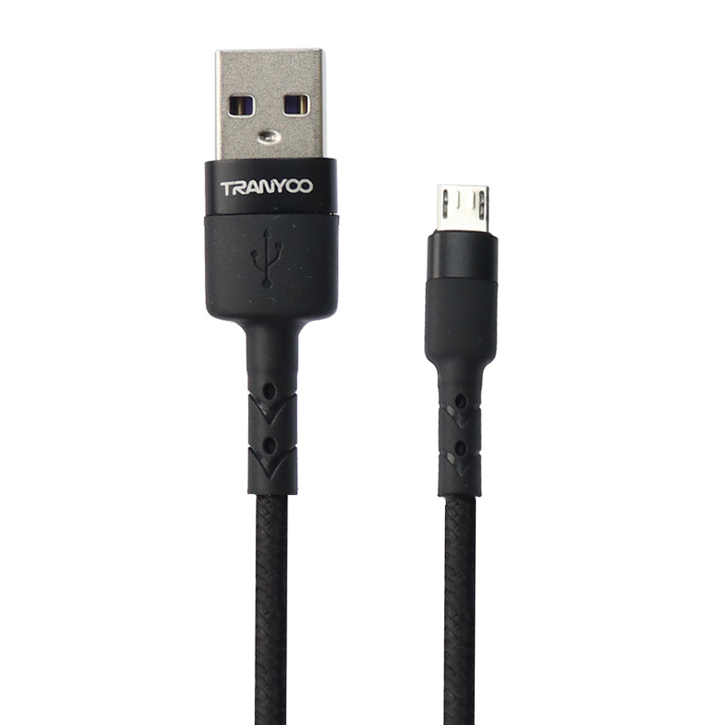 کابل میکرو یو اس بی فست شارژ Tranyoo S5-V 5A 1m