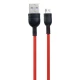 کابل میکرو یو اس بی فست شارژ Tranyoo S6-V 5A 1m