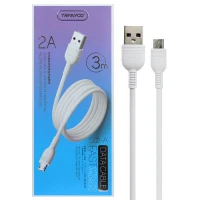 کابل میکرو یو اس بی فست شارژ Tranyoo S7-A 2A 3m