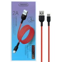 کابل فست شارژ Tranyoo S7-C 2A Type-C 3m