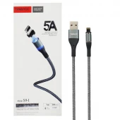 کابل آیفونی فست شارژ مگنتی Tranyoo S9-I 5A 1m
