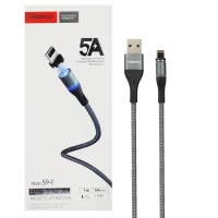 کابل آیفونی فست شارژ مگنتی Tranyoo S9-I 5A 1m