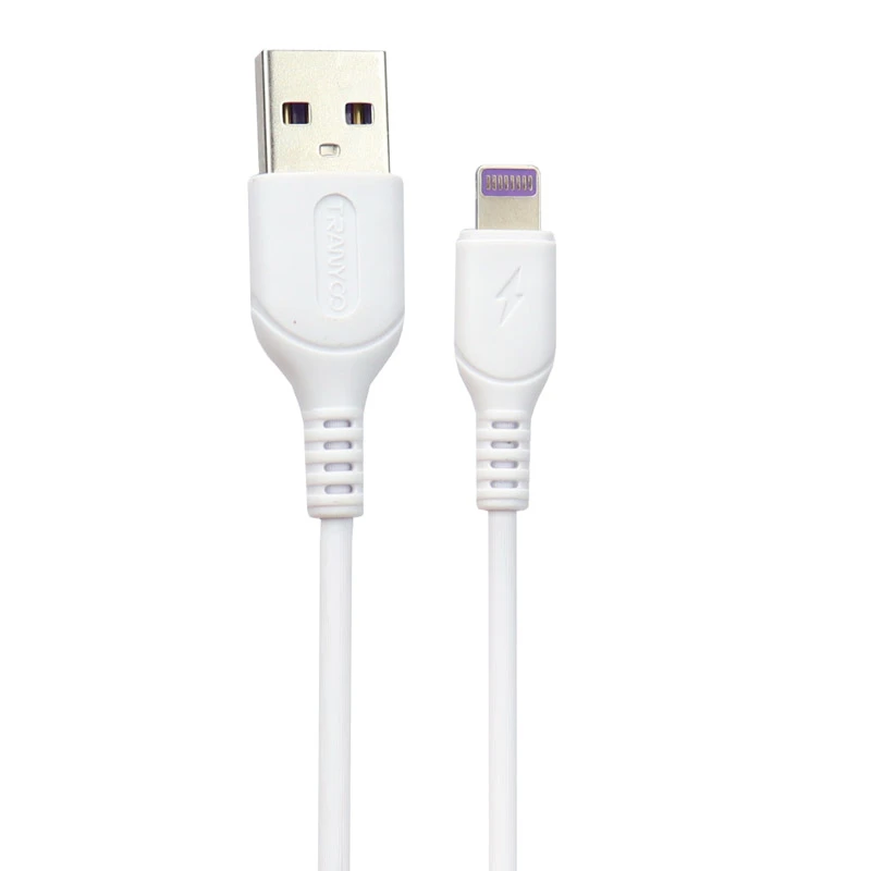 کابل آیفونی فست شارژ Tranyoo X1-I 2.1A 1m
