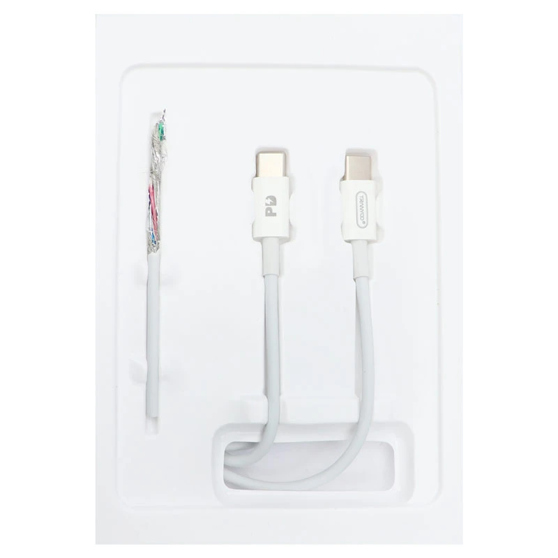 کابل تبدیل فست شارژ Tranyoo X11 3A QC3 PD Type-C TO Type-C 1.2m