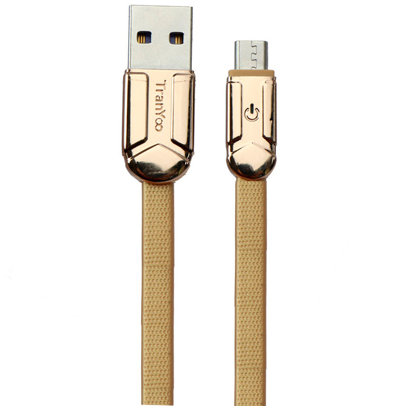 کابل میکرو یو اس بی فست شارژ Tranyoo X12-V 5A 1.2m