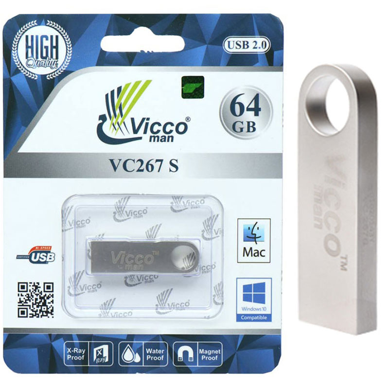 فلش 64 گیگ ویکومن Vicco Man VC267 S