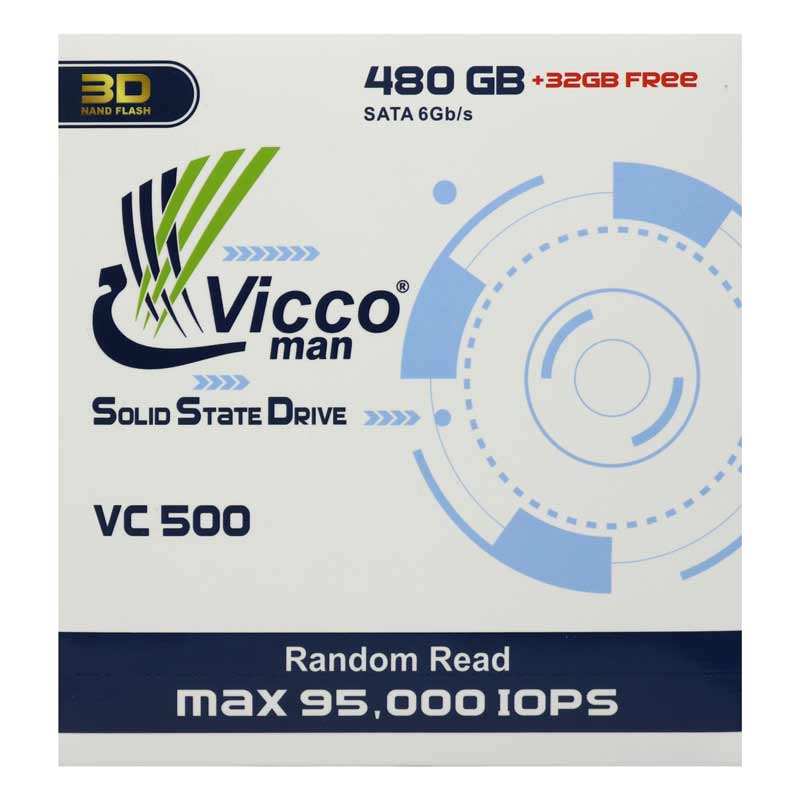 حافظه SSD ویکومن ViccoMan VC500 480GB