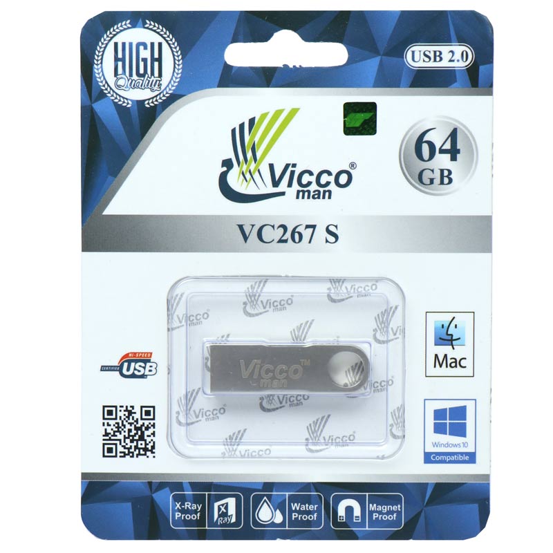فلش 64 گیگ ویکومن Vicco Man VC267 S