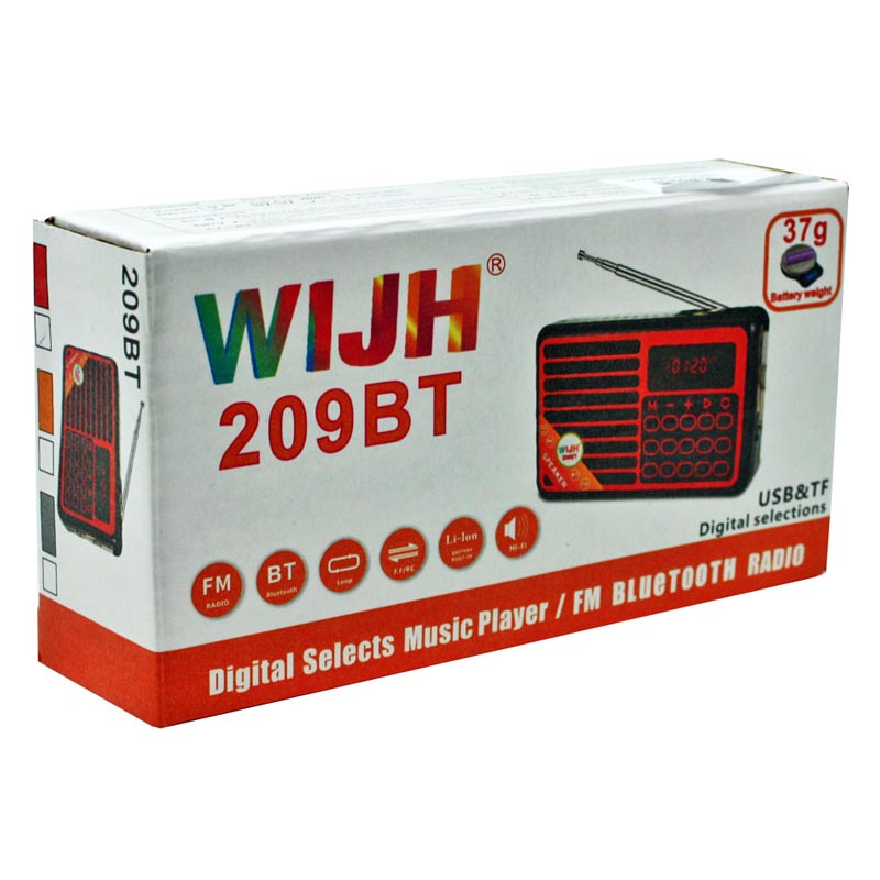 رادیو اسپیکر رم و فلش خور WIJH 208BT