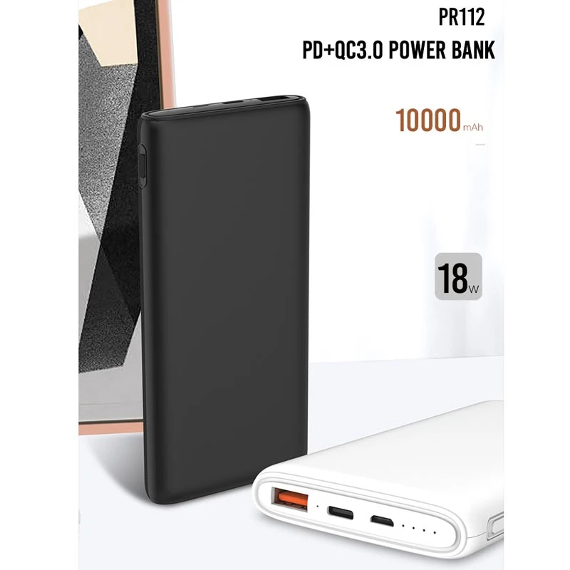 پاور بانک فست شارژ ۱۰۰۰۰ ایکس او XO PR112 PD 18W QC3
