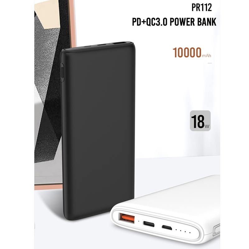 پاور بانک فست شارژ ۱۰۰۰۰ ایکس او XO PR112 PD 18W QC3
