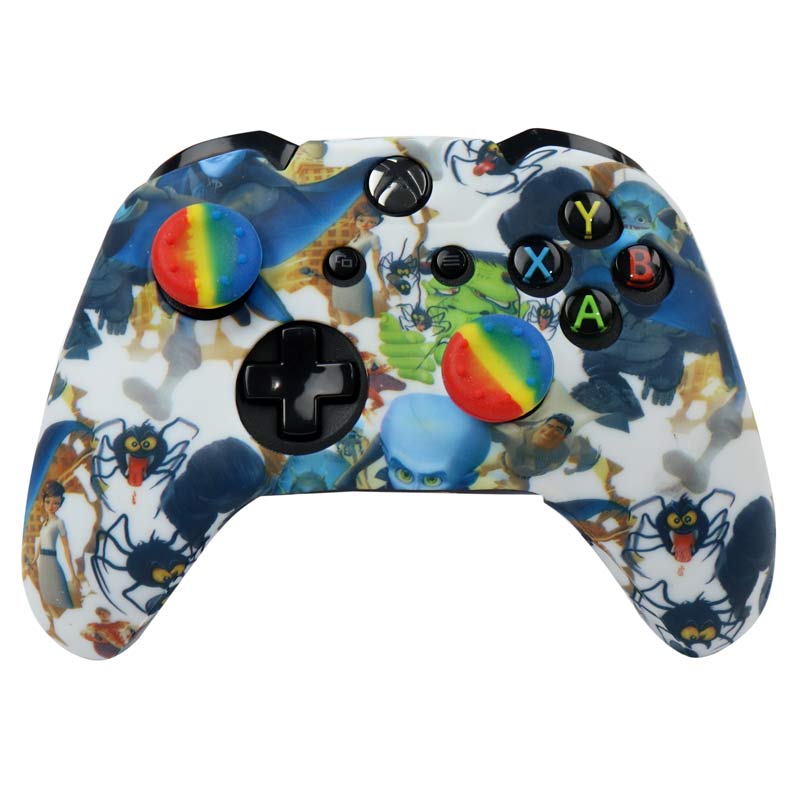 روکش دسته بازی Xbox طرح کاراکتر MEGAMIND چند رنگ + روکش آنالوگ هدیه