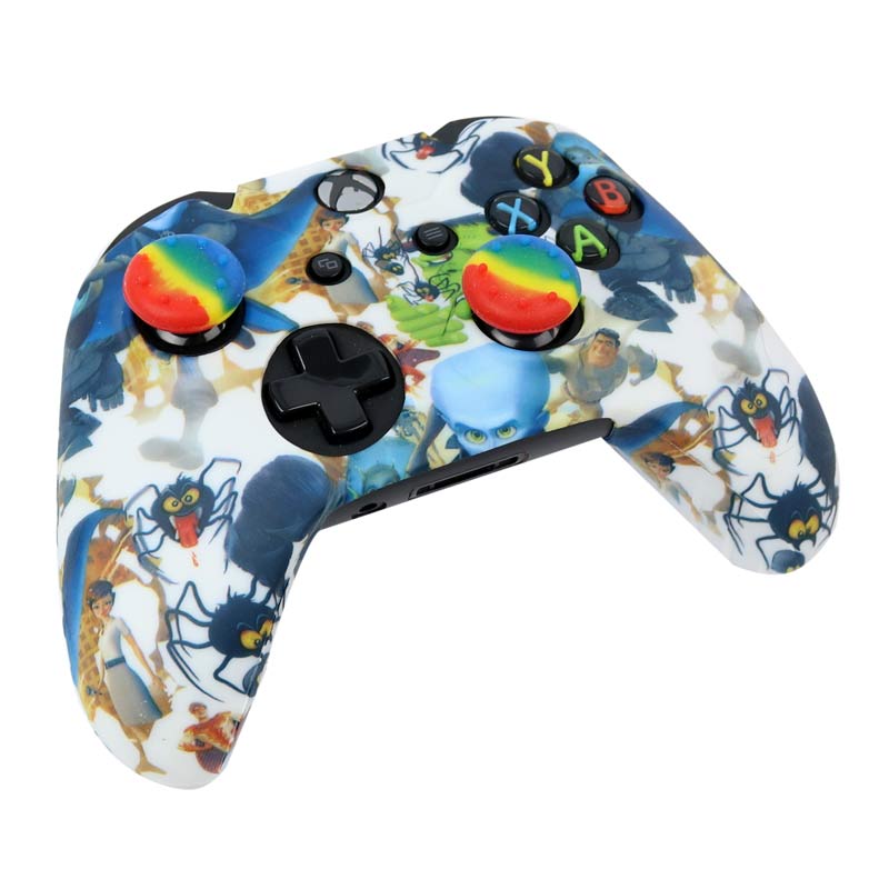 روکش دسته بازی Xbox طرح کاراکتر MEGAMIND چند رنگ + روکش آنالوگ هدیه