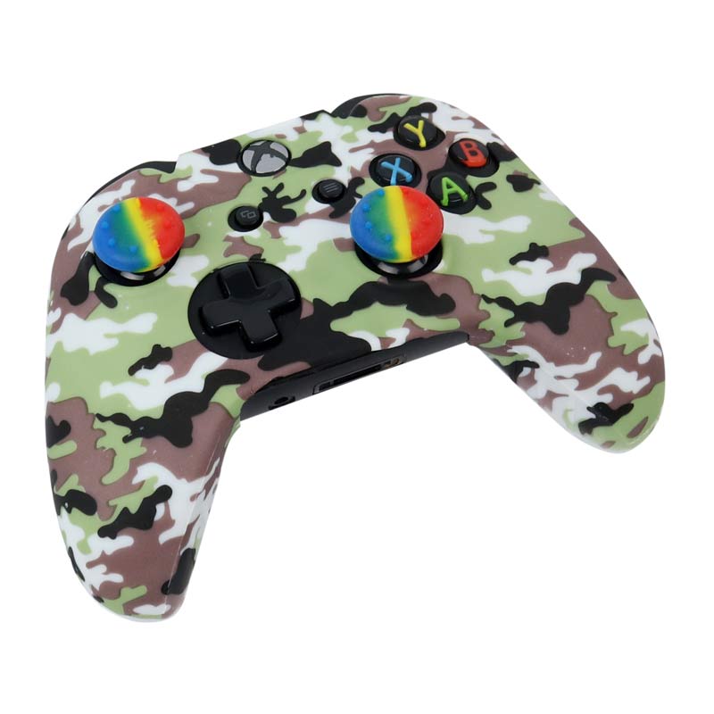 روکش دسته بازی Xbox One طرح ارتشی کد 2 + روکش آنالوگ هدیه