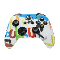روکش دسته بازی Xbox One طرح آبرنگ زمینه سفید
