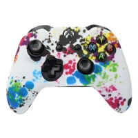 روکش دسته بازی Xbox طرح رنگی ساده زمینه سفید