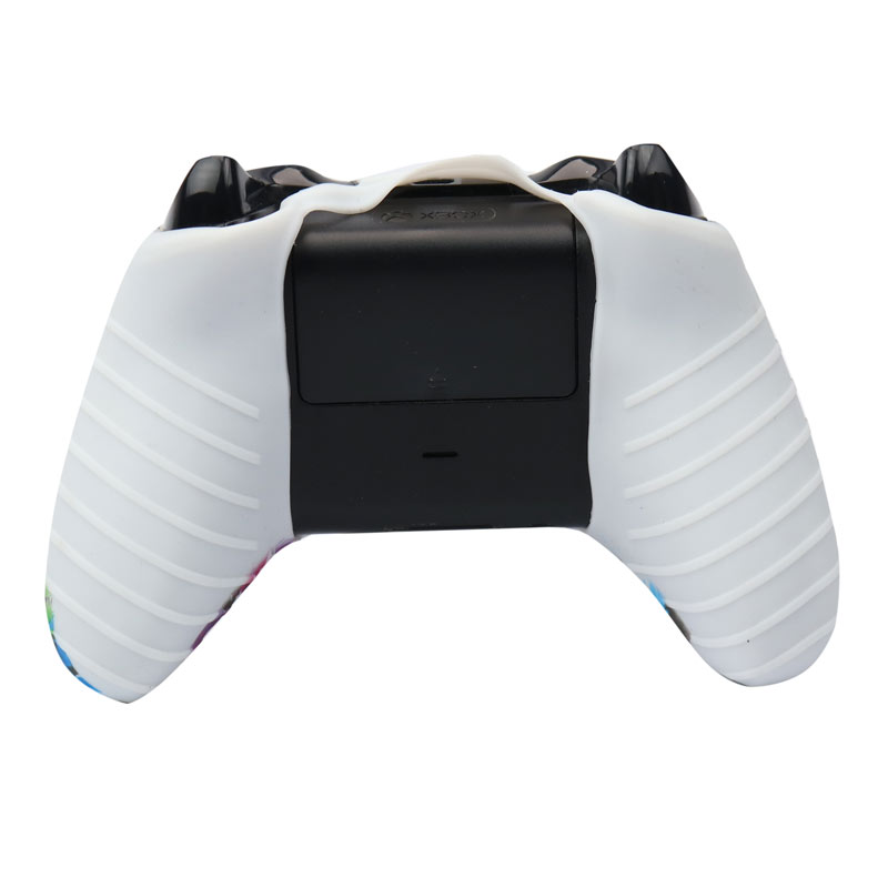روکش دسته بازی Xbox طرح رنگی ساده زمینه سفید