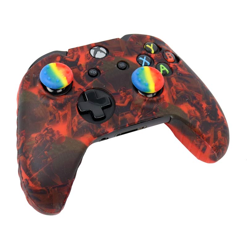 روکش دسته بازی Xbox One طرح Fortnite + روکش آنالوگ هدیه